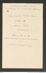 k.k. naturhistorisches Hofmuseum, Intendanzakten 1885-1896 (Hauer), Aktenzahl Z.371/1891, Seite 1